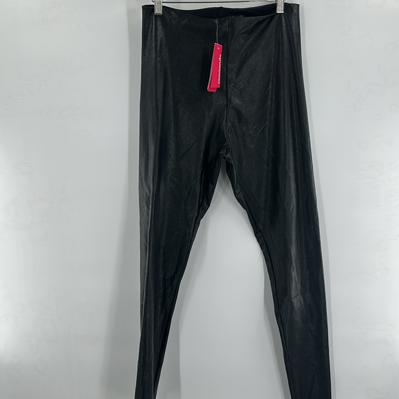 Commando Faux Leather Leggings Black XL NWT - Picture 2 of 7